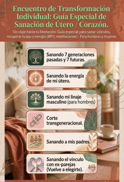 Guías Especiales de Sanación de Útero / Corazón